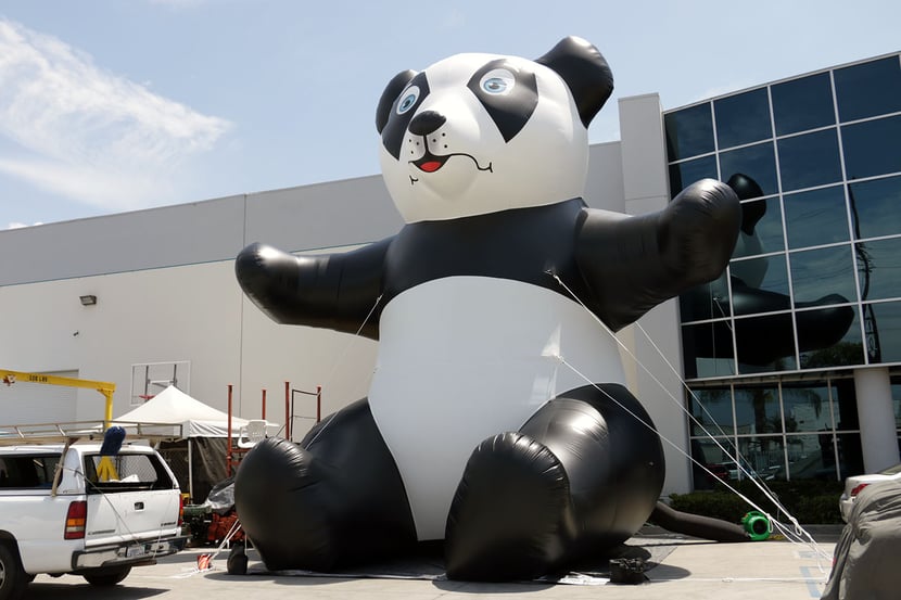 inflatable-panda-replica